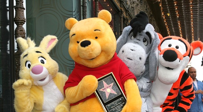 Winnie The Pooh Receives A Star On Hollywood Walk of Fame