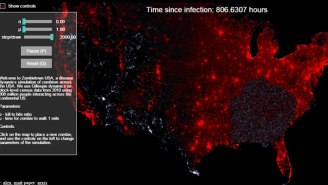 This Zombie Apocalypse Simulator Lets You Watch The Infection Spread Like Wildfire Across America