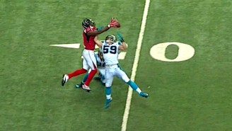 Julio Jones Just Put Luke Kuechly On A Poster With This Amazing 70-Yard TD