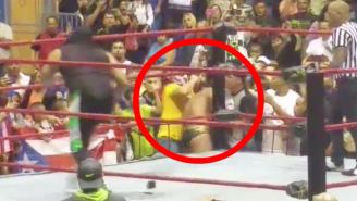 Watch A Crazy Fan Attack Alberto Del Rio During A Match In Puerto Rico
