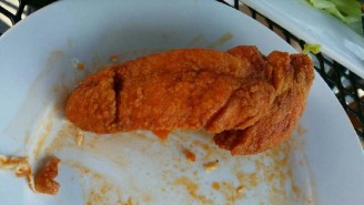 We Need To Talk About This Chicken Finger That Looks Exactly Like A Penis