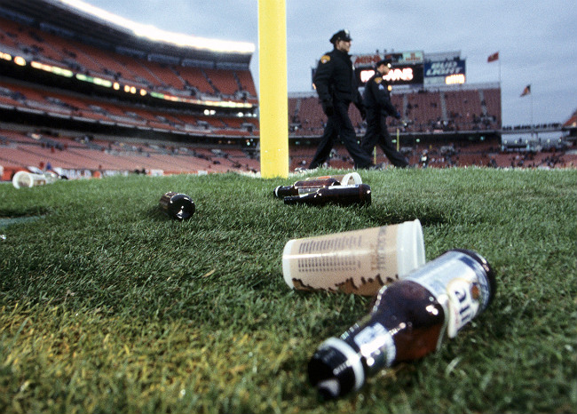 Why Did Browns Fans Pelt Referees With Bottles 14 Years Ago?