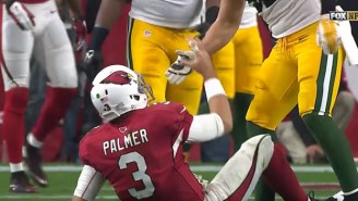 Check Out Clay Matthews Trolling Carson Palmer With An Elementary School Move