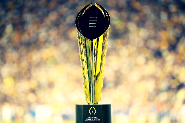 cfb playoff trophy