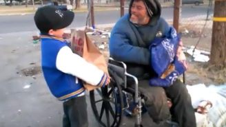 This Awesome Young Boy Gave Up His Christmas Presents To Help The Homeless