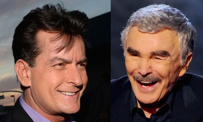 charlie sheen burt reynolds