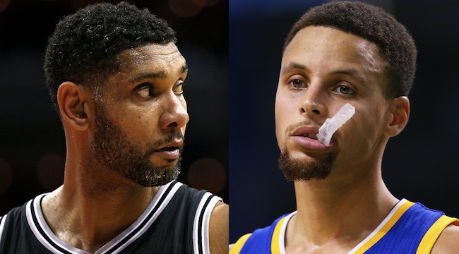 Tim Duncan, Stephen Curry