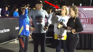 This 81-Year-Old Grandmother Crushed The Beer Mile