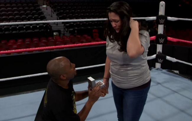 Fan Marriage Proposal WWE