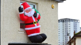 Two New Jersey Dudes Beat The Living Jolly Hell Out Of An Inflatable Santa