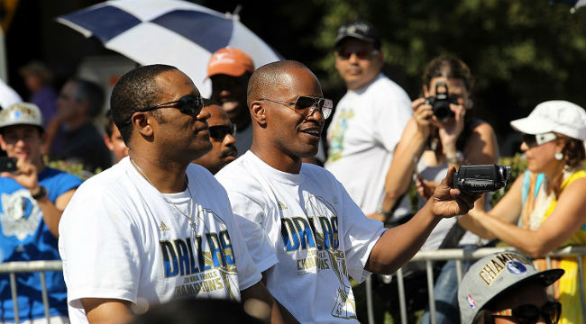 Jamie Foxx Dallas Mavericks