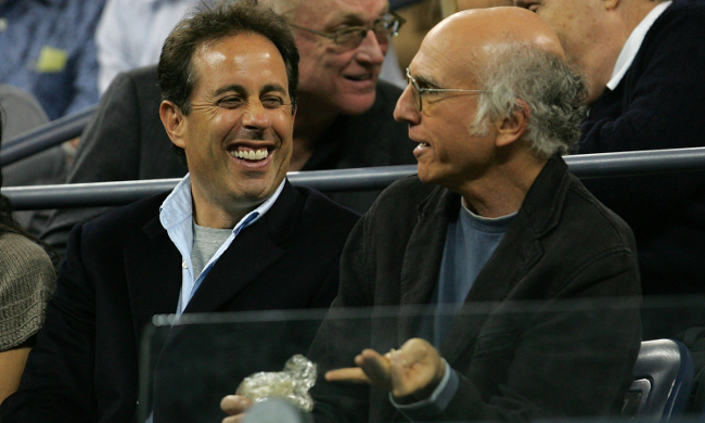 Jerry Seinfeld and Larry David