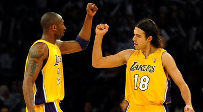 kobe bryant, sasha vujacic