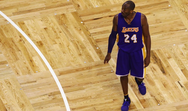 Picture: Celtics Gave Kobe Bryant Piece Of TD Garden's Parquet Floor