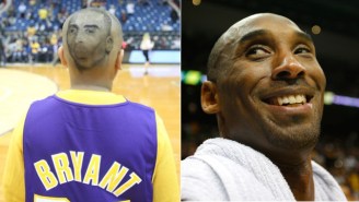This Kid Spent Over Three Hours Getting Kobe Bryant’s Face Shaved Into His Head