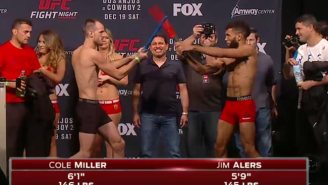 ‘Star Wars: The Force Awakens’ Inspires A Lightsaber Duel At The UFC On Fox Weigh-In