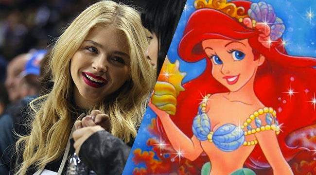 Internet Reactions To Chloe Moretz S Blonde Little Mermaid