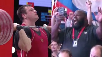 Watch WWE’s Mark Henry Adorably Mark Out For A Weightlifting World Record