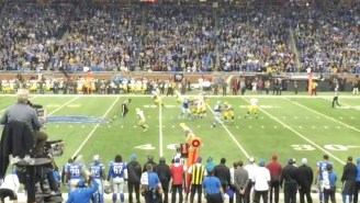 Here’s A Beautiful Angle Of Aaron Rodgers’ Hail Mary Throw That You Haven’t Seen