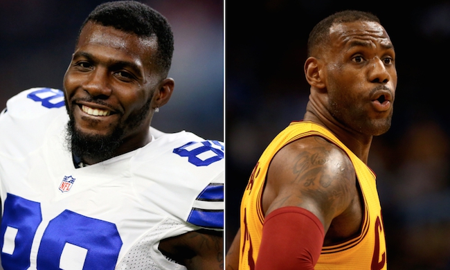 lebron james dez bryant