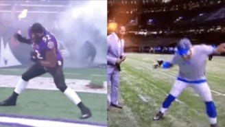 Matt Stafford Shocked The World With How Great His Ray Lewis Dance Was