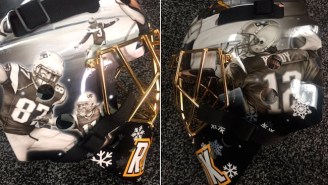 This Year’s Winter Classic Goalie Masks Will Feature A Heavy Dose Of Patriots