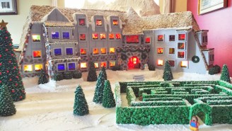 You’ll Want To Come Play With This Gingerbread Replica Of The Overlook Hotel From ‘The Shining’