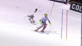 Watch This Skiing Champion Narrowly Avoid Being Crushed By A Drone