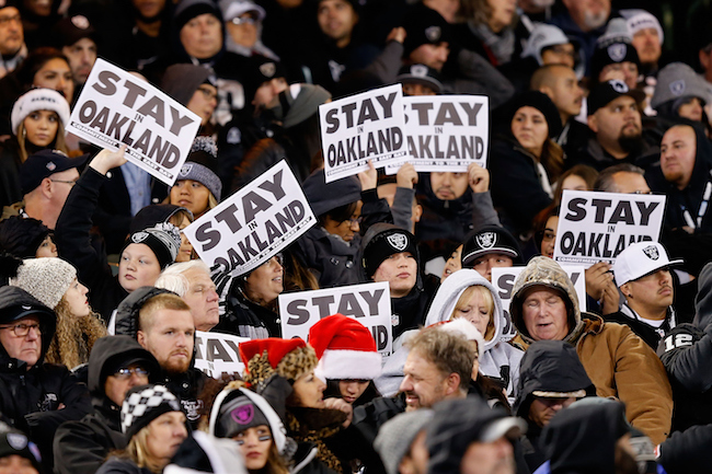 San Diego Chargers v Oakland Raiders