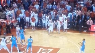 Texas Upset No. 3 UNC With This Amazing Shot At The Buzzer