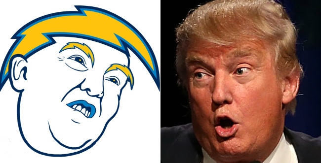 Let's Redesign Every NFL Logo As Donald Trump