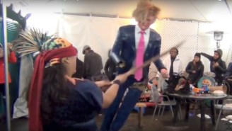 This Restaurant Let Diners Stick It To Donald Trump…In Piñata Form