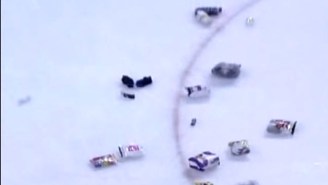 This Minor League Team’s Promotion Featured Fans Throwing Underwear On The Ice