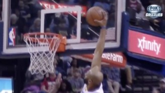 Watch Retro Vince Carter ‘Inch’ Past Lou Williams For The One-Handed Jam