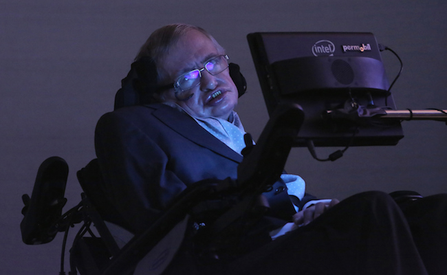 Professor Stephen Hawking Unveils Medal For Science Communication