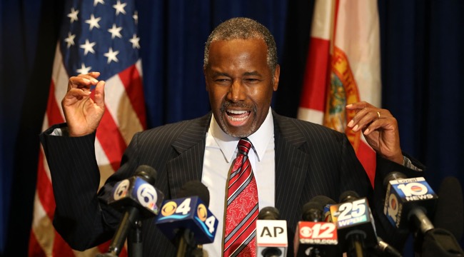 GOP Presidential Candidate Ben Carson Campaigns At Black Republican Caucus Of Southern Florida