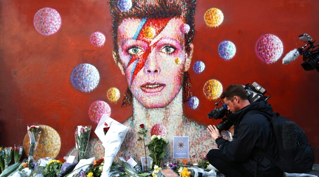 Tributes Are Made After The Death Of Music Icon David Bowie