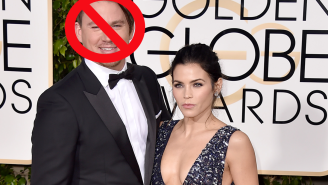 What on Earth is going on with Channing Tatum’s hair at the Golden Globes?