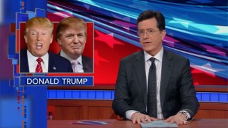 Stephen Colbert Takes Advantage Of A Moment By Having Donald Trump Debate Himself
