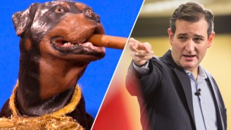 Ted Cruz Refuses To Answer The Tough Questions From Triumph The Insult Comic Dog