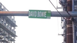 Someone Vandalized An Austin Street Sign To Honor David Bowie (And Austin’s Leaving It Up)
