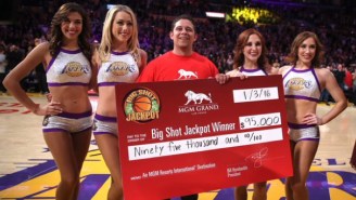 The Lakers Fan Who Won $95k On A Half-Court Shot Will Use The Money To See Kobe’s Final Game