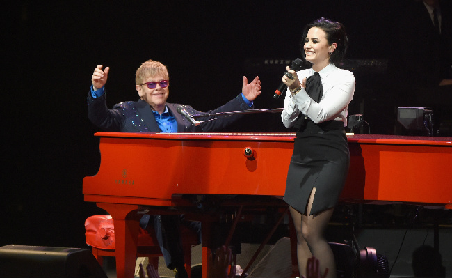 Elton John Demi Lovato