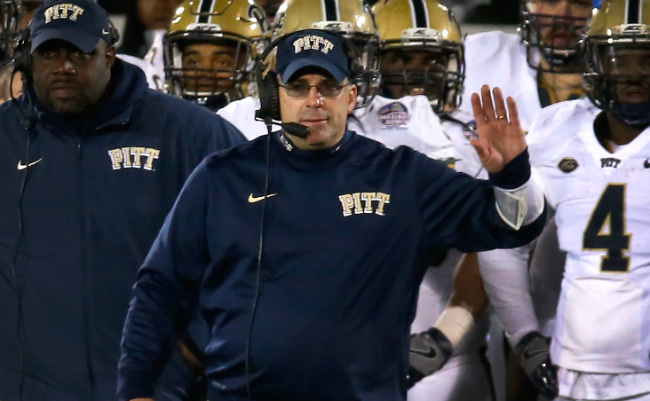 Pittsburgh head coach Pat Narduzzi