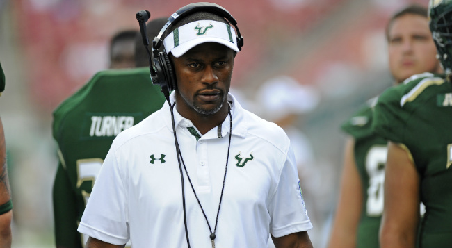 South Florida head coach Willie Taggart