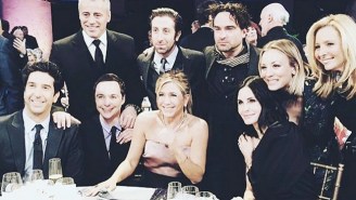 The One Where The Cast Of ‘Friends’ Hung Out With The Cast Of ‘The Big Bang Theory’