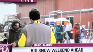 Nobody Is As Ready For The Snow As Much As This Guy Who Drops An F-Bomb On Live TV