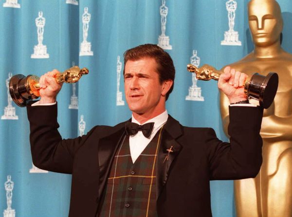 Mel Gibson, winner for Best Director and Producer