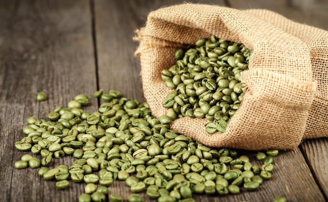 green coffee beans