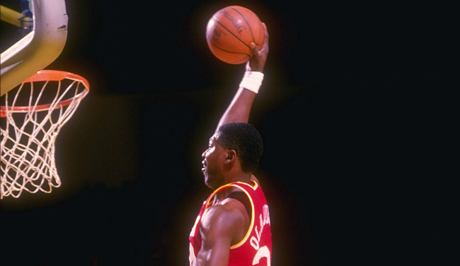 hakeem dunk